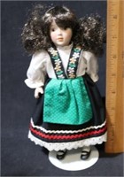Vintage Doll with Stand