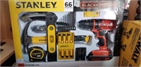 Stanley/Black & Decker 66pc w/ 20V Drill