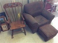 Childs rocking chair & easy chair