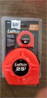 2-pc Lufkin HiViz Tape Measure Set, 6' & 25'