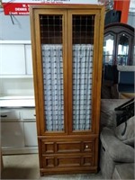 Drexel Oak Cabinet 29x78x16"