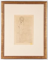 Charles Maurin "A L'Ami Simonet" Drypoint Etching