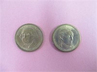 Presidents James Madison & Franklin Pierce Dollars