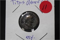 73-76 A.D. Ancient Roman Denarius Coin