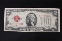 1928G $2 Dollar Red Seal