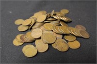 Lot of 100 Unsearched Wheat Cents