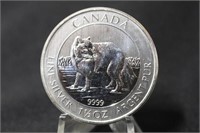 1.5 oz .9999 Pure Silver Silver Fox Coin