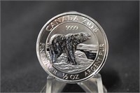 1/2 oz. .9999 Pure Silver Polar Bear Coin