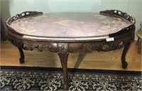 Ornate Coffee Table 35" X 20" X 16" Tall