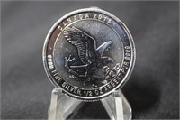 1/2 oz. .9999 Pure Silver Bald Eagle Coin