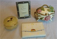 jewelry casket, misc items