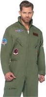 Top Gun Flight Suit Audlt Costume Small