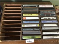 Lot of Cassettes and Organizer