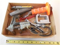 Electrician Chisel, Small Vise, Utility Knives,
