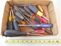 Screwdrivers, Nutdrivers, Box Misc Tools