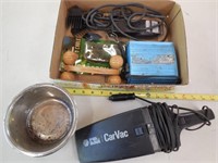 Car Vac, Dog Bowl, Oster Trimmers, Amp, etc