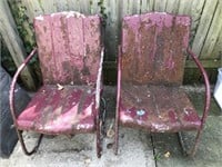 Rustic Metal Chairs