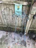 Plant Stand and Metal Trellis