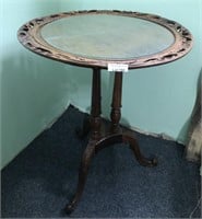 Ornate Side / End Table 21" X 21" X 26" Tall