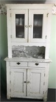 Vintage White Cabinet 42" X 21" X 86" Tall