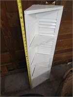 Small Corner Stand Made from Shutters 37.5" H
