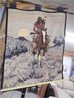 Native American Tapestry *Stained 26"x33.5"