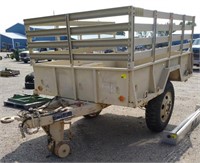 1.5 ton Military single axle utility trailer (air