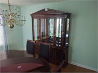 Dining Room Set Hutch 63 in Wide 80 Ht