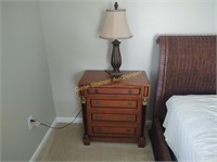 Pair of Nightstands with lamps