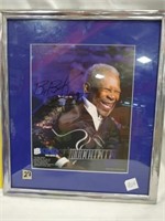 BB King Photo "appears to be signed"