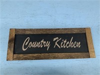 Country Kitchen Wood Sign