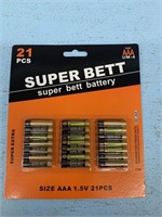 AAA Batteries 21pk