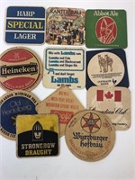 Rare Vintage Beer Coaster Lot