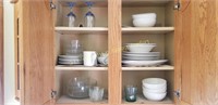 plates, bowls, misc glassware