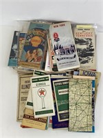 Large Lot of Vintage US Roadmaps