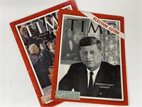 Vintage 1960s JFK Time Magazines