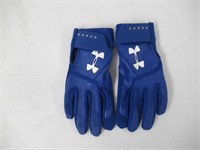 (2) Under Armour UA Heater Batting Gloves, Medium
