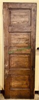 Extra tall 8 ft oak door, , heavy antique solid