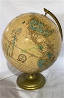 Vintage crams imperial 12 inch world globe, on