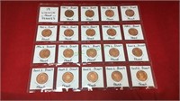 19 Lincoln proof pennies, 1981S//2007S.(1178)