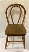 Small child size hoop back chair (833)