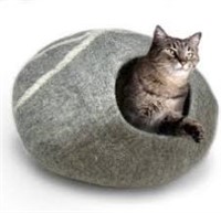 "Used" 100% Natural Wool Large Cat Cave - Handmade