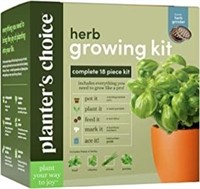 Planters' Choice Organic Herb Growing Kit + Herb