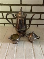 Silver Plated Tea Set.