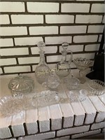 Glass Serving Set.