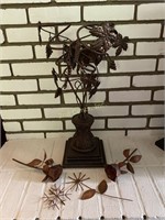 Wine Bottle Holder And Copper Art.