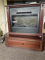 Electric Fireplace With Base.