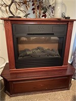 Electric Fireplace With Base.