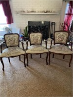 3 Antique Chairs.