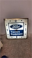 Rare ford tractors clock made by pam